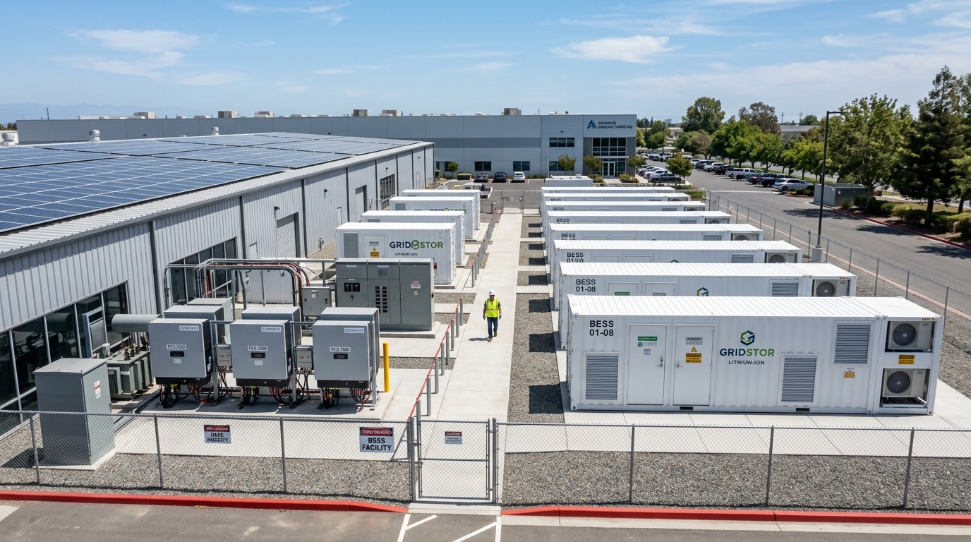 Microgrid Intelligence: Industrial BESS Storage and Captive Solar